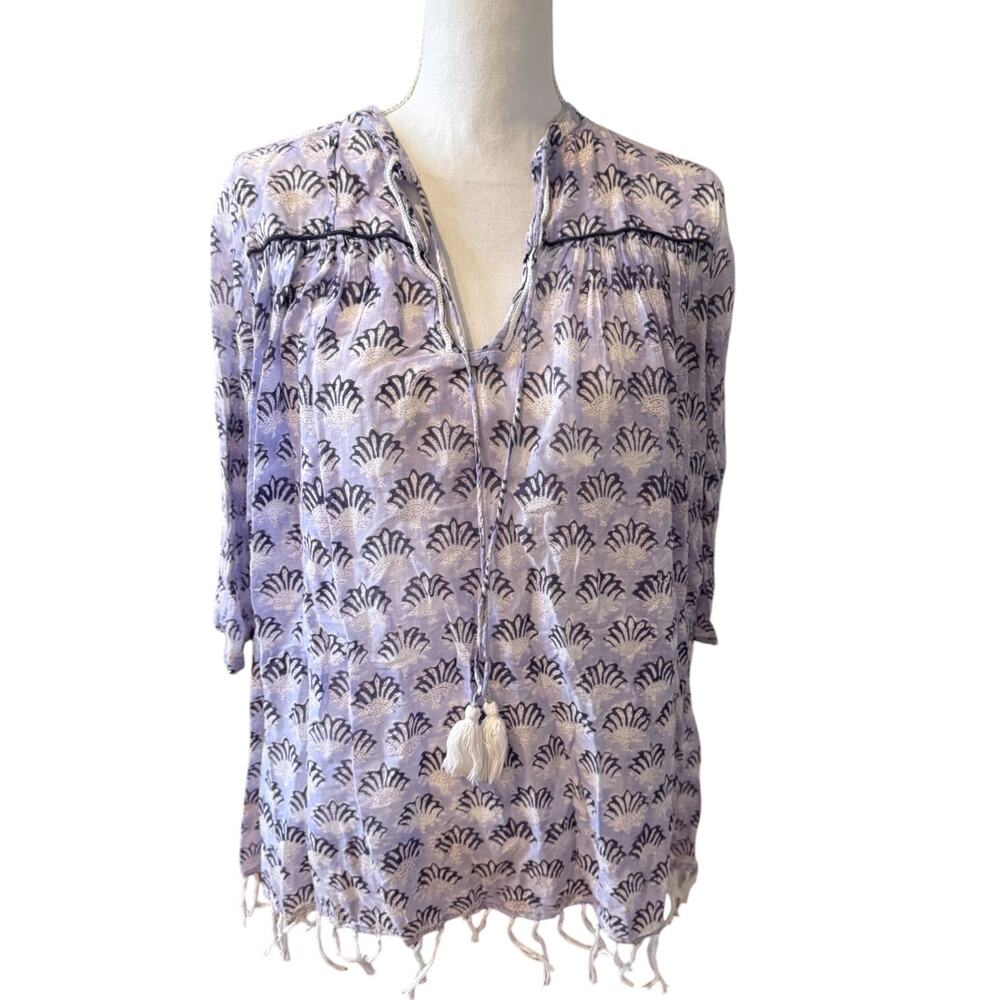 Roberta Roller Rabbit Serafina Cover Up Tunic Lavender S - Picture 2 of 7